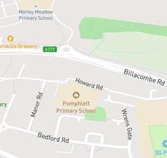 map for Pomphlett Primary School Horizon MAT