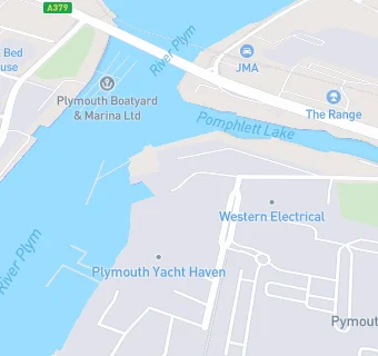 map for Super Tramp Plymouth