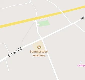 map for Summercourt Community Primary School