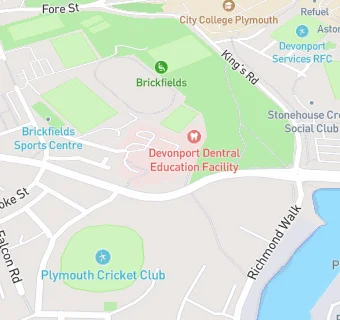 map for Devonport Health Centre