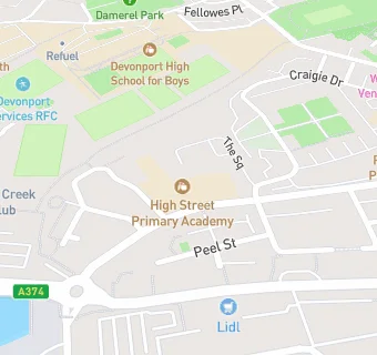 map for High Street Primary Academy