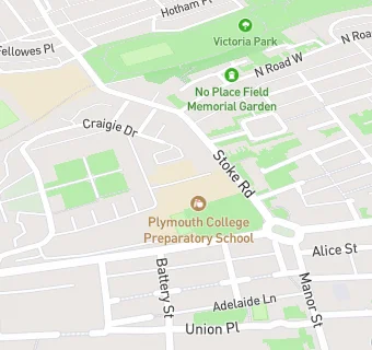 map for Plymouth College Junior School Kitchen