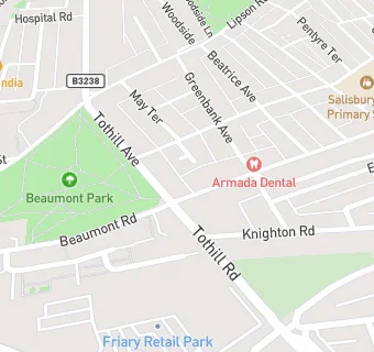 map for Beaumont Villa Surgery