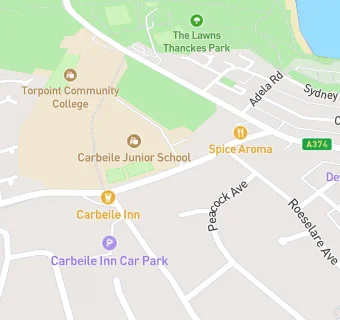 map for Torpoint Community College