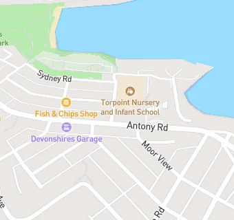 map for Torpoint Teddies Day Nursery