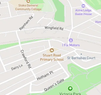 map for Stuart Road Primary School