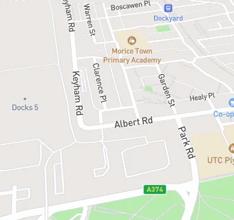 map for Albert Road Express