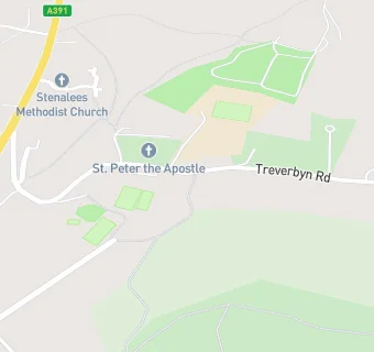 map for Treverbyn Community Primary School