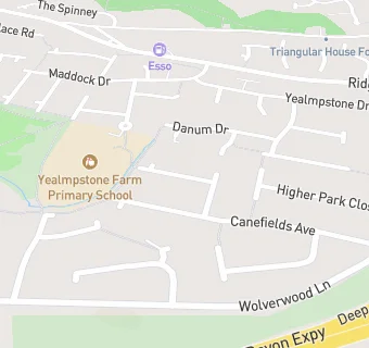 map for CATERed at Yealmpstone Farm Primary School