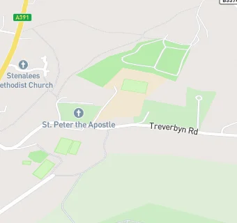 map for Treverbyn Academy