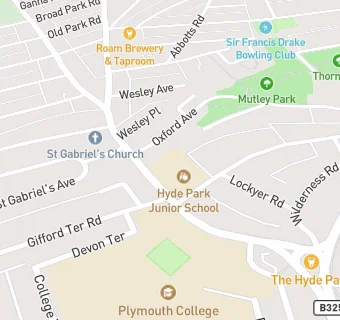 map for Hyde Park Infants' School