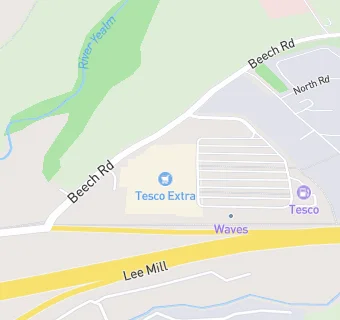 map for Tesco Lee Mill Extra