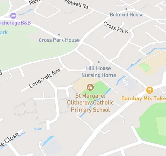 map for St Margaret Clitherow Catholic Primary School