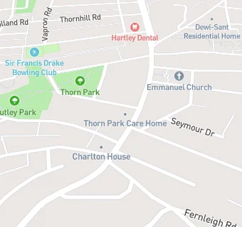 map for Thorn Park Care Home