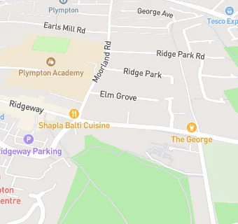 map for Mydentist, The Ridgeway, Plympton 