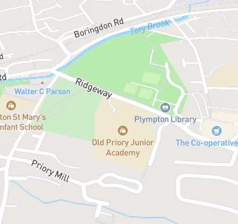 map for Old Priory Junior School