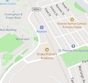 map for Drake Primary School