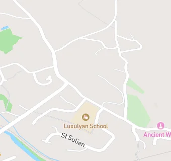 map for Luxulyan Primary School