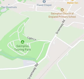 map for Galmpton Touring Park