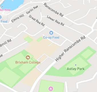 map for Brixham College