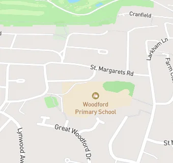 map for Woodford Junior School