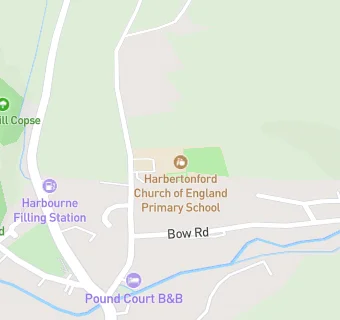 map for Harbertonford Church of England Primary School