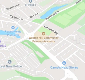 map for Weston Mill Chinese