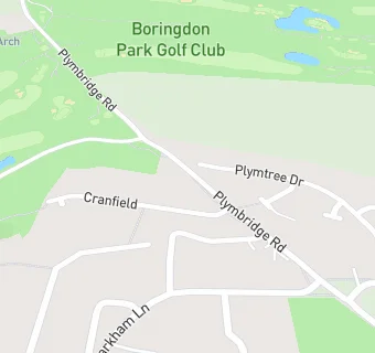 map for Boringdon Park Golf Club