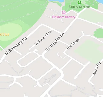 map for Brixham Catering @ Brixham Cricket Club