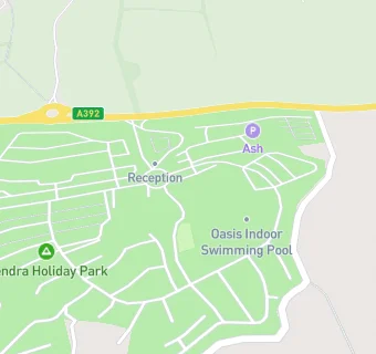 map for Hendra Holiday Park