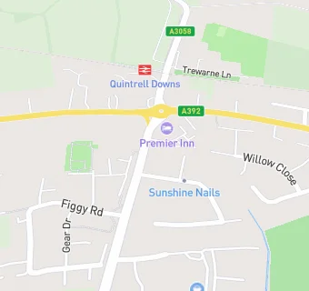 map for Treffry Tavern @ Premier Inn