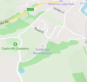 map for Cowbridge Nursing Home