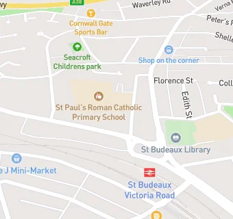 map for St Paul's Roman Catholic Primary School