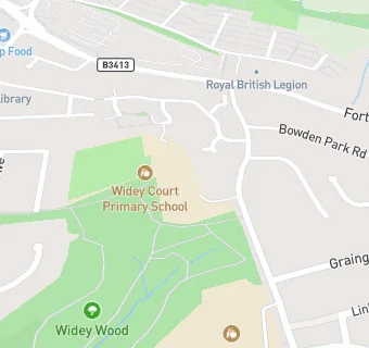 map for Widey Court Primary School