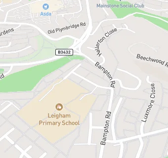 map for CATERed at Leigham Primary School