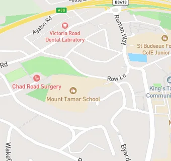 map for Mount Tamar School