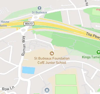 map for St Budeaux Foundation CofE (Aided) Junior School