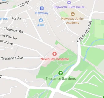 map for Newquay And District Hospital