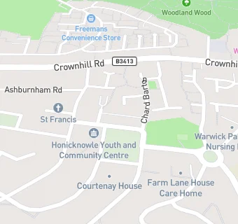 map for Oakside Surgery