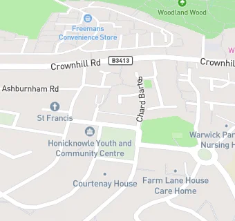 map for Honicknowle Secondary School