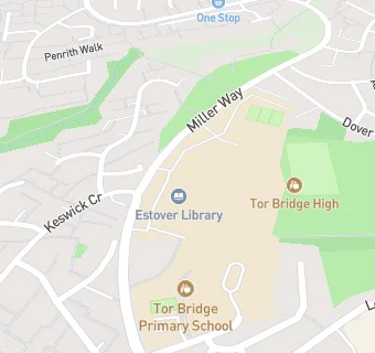 map for Cann Bridge School