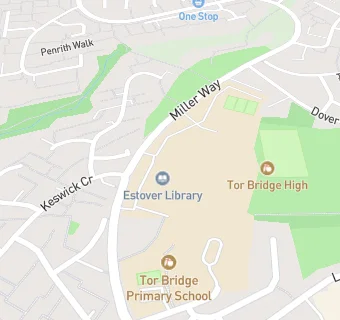 map for Plymbridge Nursery School