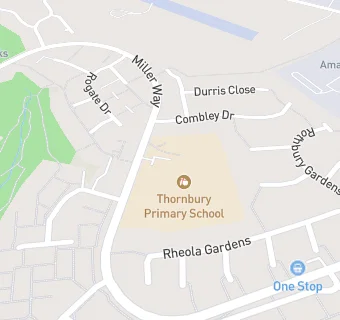 map for CATERed at Thornbury County Primary School