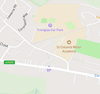 map for St Columb Minor Academy