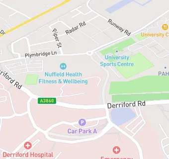 map for Nuffield Hospital