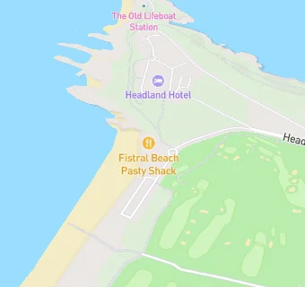 map for Rick Stein Fistral