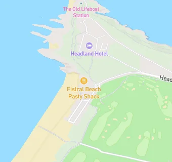 map for The Stable Fistral Beach