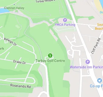 map for Torbay Golf Centre