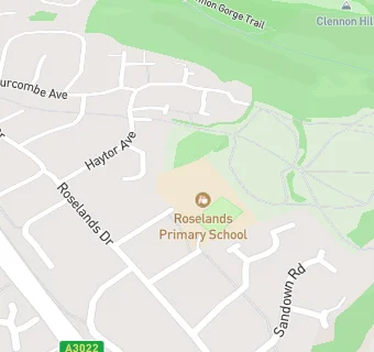 map for Roselands Primary School