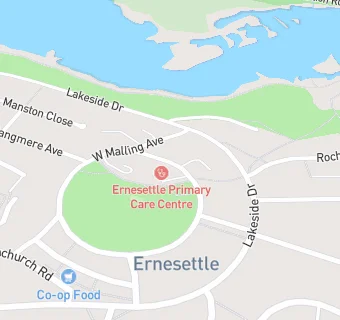 map for Ernesettle Medical Centre